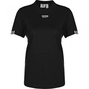 adidas tee Camiseta de Manga Corta, Mujer, Black, 40