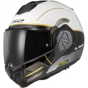 Casco Modular LS2 FF906 Advant Iron Negro Blanco Talla 2XL