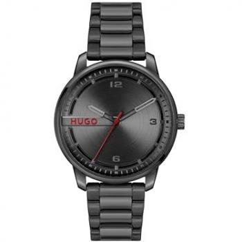 Reloj de Hombre Hugo Stamp 1530365 - Acero Dorado, Analógico, Correa de Acero inoxidable