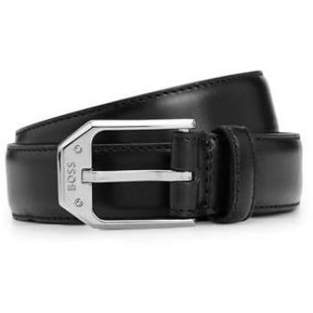 Boss Jemio Black Leather Men's Belt 115 cm