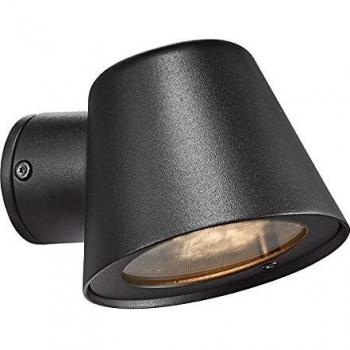 Aplique de exterior Nordlux Aleria, metal negro, IP44
