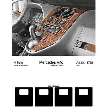 PreWoodec cabina decorativo para Mercedes Vito T0 108, 110, 112, 113, 114 03.96 hasta 02.99 