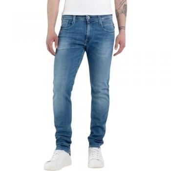 Replay Anbass Slim Fit Stretch Jeans for Men - Medium Blue 32/32