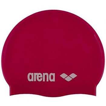 Arena Classic Silicone Junior Swimming Cap - Fuchsia