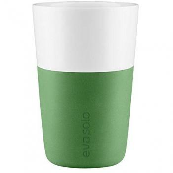 Eva Solo 5706631180122 Filięanka do Caffe Latte 2szt, 360 ml, Kolor Steel Blue