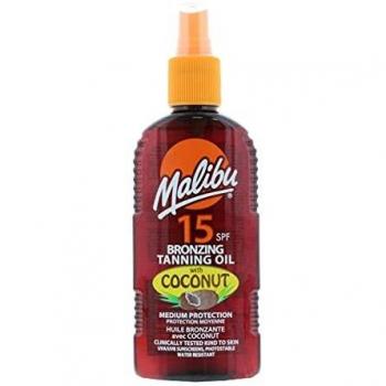 Aceite Bronceador de Coco SPF15 Malibu 200ml