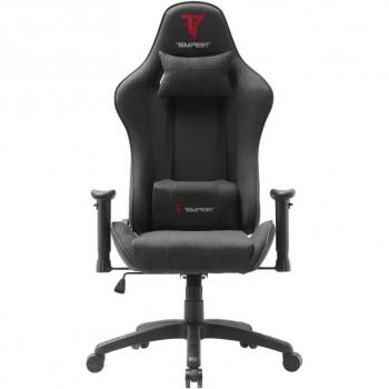 Silla Gaming Tempest Vanquish Negra con Tela Transpirable