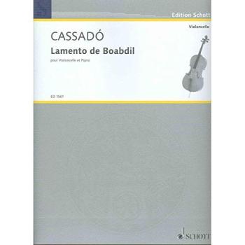 CASSADO G. - Lamento de Boabdil para Violoncello y Piano
