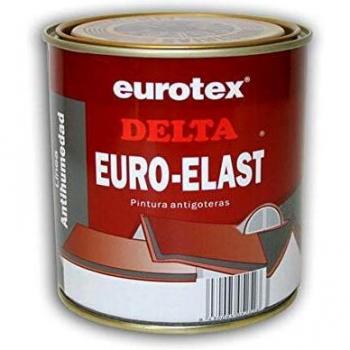 Impermeabilizante antigotera Delta Euroelast es una pintura elástica transparente de máxima calidad para tipo de cubiertas y azoteas transitables. - 4 litros -