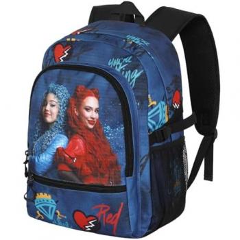 Mochila Fight Fan 2.2 Los Descendientes Wickedly Disney, Multicolor, 31 x 44 cm, Capacidad 24 L, adaptable
