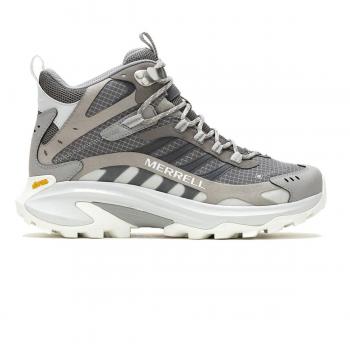 Botas de montaña de mujer Merrell Moab Speed 2 Mid GTX, color gris oscuro, talla 38.5, impermeables con tecnología GORE-TEX