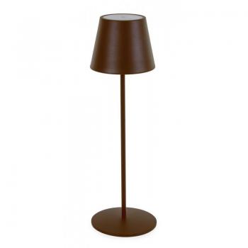 Lámpara de mesa LED Etna Marrón 38 cm