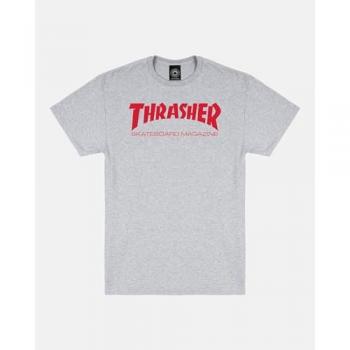 Camiseta Thrasher Skate Mag Unisex Adulto - Gris/Rojo, Talla M