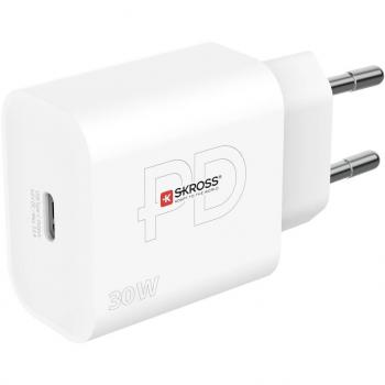 Cargador USB Skross Power Charger EU 30W, Salida USB-C® (Power Delivery), Corriente Máxima 3A, 1 Puerto