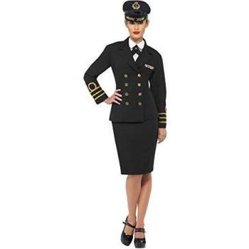 Disfraz de Oficial de la Marina para Mujer - Talla S