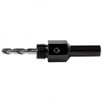 Ruko 128212 Porta Asiento para Coronas perforadoras G y HSS TiAIN con Broca guía M 12 x 1,25 mm, Negro