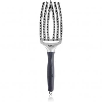 OLIVIA GARDEN FINGERBRUSH COMBO MEDIUM SILVER TRINITY COLLECTION