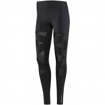 Reebok Cardio Tight Mallas, Mujer, Negro