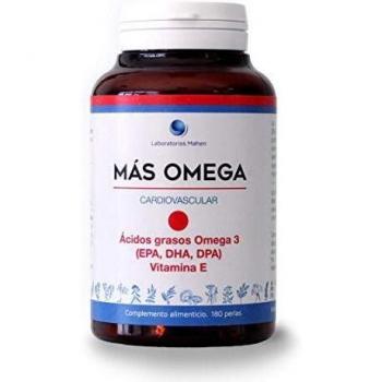 Mahen Complemento alimenticio a base de ácidos grasos Omega 3 - 180 perlas