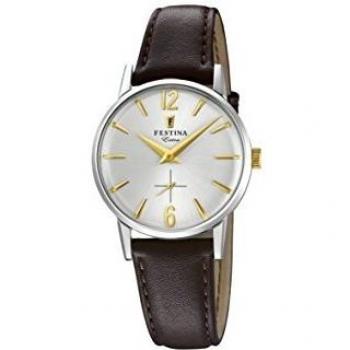 Festina Reloj Análogo clásico para Mujer de Cuarzo con Correa en Cuero F20254/2