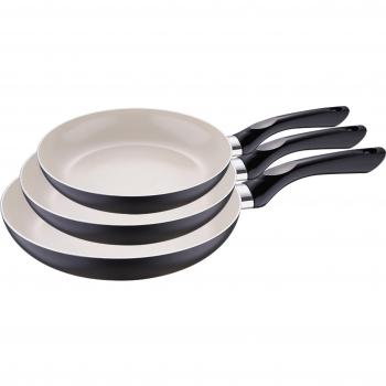 Kaiserhoff Ecopan - Set de 3 sartenes para freír