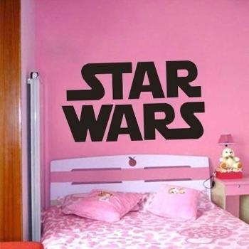 ColorfulHall 59.9cmX35.1cm Star Wars Adhesivo Pared Mural pared Stick0er BRICOLAJE Vinilo Secoración De Pared Extraíble Decoración De Pared para el cabrito Habitación