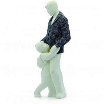 Nadal Figura Decorativa hasta Luego Papa, Resina, Multicolor, 7.50x8.50x22.00 cm