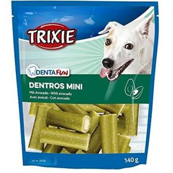 TRIXIE 10 Dentros Mini Denta Fun, con Aguacate, 140 g, Perro
