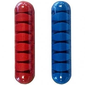 9&1 Pack 2 Clips Organizadores de Cables con 7 Ranuras y Autoadhesivo Nine&One