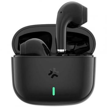 Auriculares Inalámbricos Celly TIPS1BK con Cancelación de Ruido Activa (ANC), USB Tipo C, Negro y Blanco
