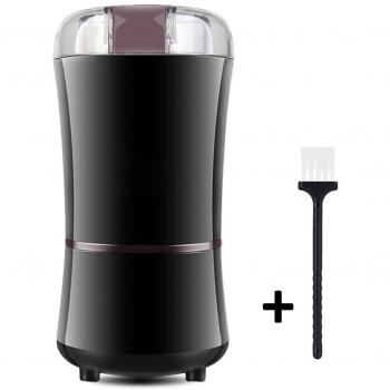 Mini Molinillo de Café Eléctrico 400W 50-60Hz Muele Rápido con Cuchillas de Acero Inoxidable Granos de café Nueces Semillas y Especias con Cepillo de limpieza