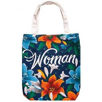 Grupo Erik - MARE0056 Bolso casual flores, Frida Kahlo, 40 cm, Multicolor