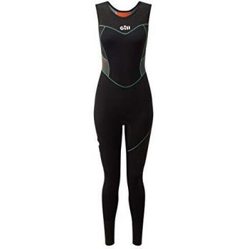 Gill para Mujer Zentherm 3mm GBS Skiff Traje - Negro - cálido térmica de Calor Capa Capas - por Zonas de Neopreno Technology