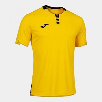Camiseta de Manga Corta Joma Gold IV Amarillo Negro