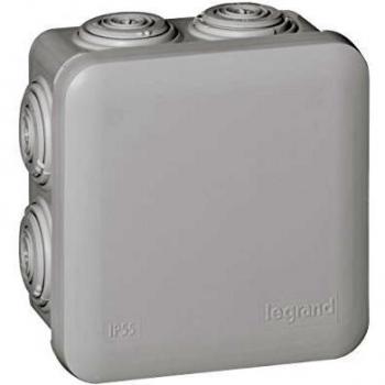 Legrand 92012 Caja de conexiones eléctricas, 80x80x45 mm