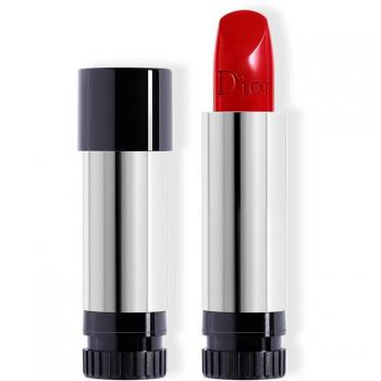 Dior Rouge Dior Couture Colour Refillable Lipstick Refill - # 999 Satin Finish with Floral Treatment for Comfort & Long Wear 3.5g/0.12oz