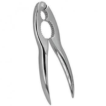 Metaltex 250600 ROMPENUECES 'KROKKI', Plateado, 25 x 15 x 5 cm