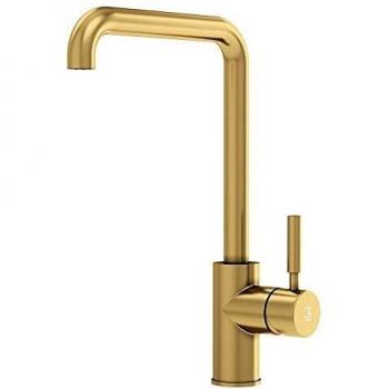 Galindo theo city 8648618 grifo de cocina caño alto monomando oro
