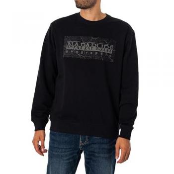 Napapijri Men's Albula Graphic Sweatshirt - Black - Size XL