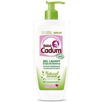 Gel de Ducha y Champú Natural con Aloe Vera Bio para Bebés 400ml