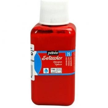 Pintura Setacolor Opaco 250 ml Bermellón - Color Artístico y de Manualidades