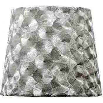 Pantalla Fatima E27 25dx13dx19h Tejido Blanco Nacar