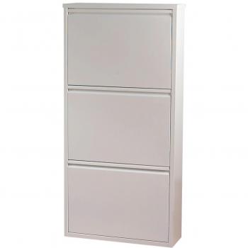 KARE Zapatero Caruso 3, Blanco, 103 x 14 x 50 cm, Acero, 103 x 50 x 14 cm