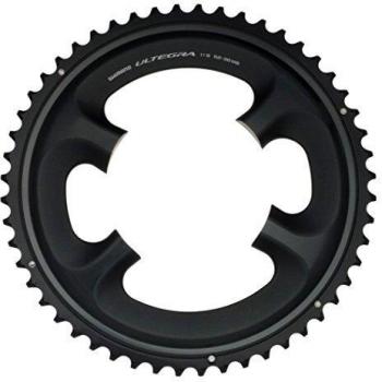 Plato Shimano Ultegra 6800 de 52D (52/36), Color Negro
