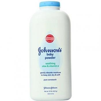 Johnson's Baby Powder, Pure Cornstarch, Aloe & Vitamin E, 22 Ounce