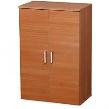 Armario Modular para Zapatos Iris Ohyama, 6 Compartimentos, Capacidad para 18 Pares, Ahorra Espacio, Ideal para Entrada, Dormitorio y Oficina - Color Marrón Claro