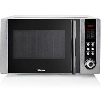 Tristar MW-2897 - Horno microondas combi, color plateado