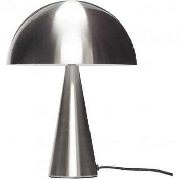 Lámpara de mesa Hübsch Interior en níquel, altura 33 cm, diámetro 25 cm