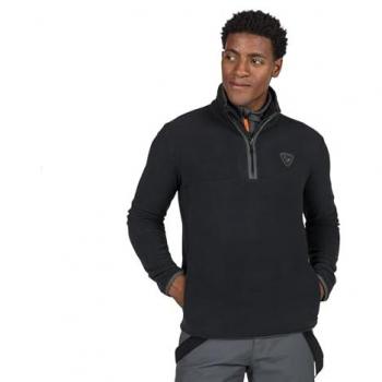 Rossignol Black Strawpile Half Zip Fleece Jacket - Size S