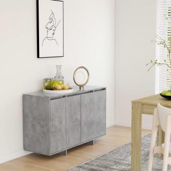 Aparador de madera de ingeniería 120x41x75 cm con puertas, cajón de madera, buffet para salón moderno, armario auxiliar y armario de almacenamiento